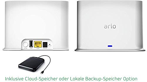 Arlo Pro2 Überwachungskamera & Alarmanlage, 1080p, Zusatzkamera, kabellos, Aussen, Bewegungsmelder, Nachtsicht, 130 Grad Blickwinkel, Smart Home,WLAN, 2-Wege Audio, wetterfest, VMC4030P