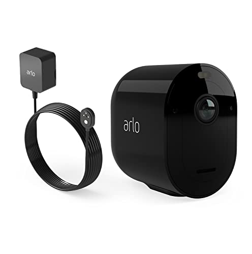 Arlo Pro3 Smart Home Zusatz Überwachungskamera und Außenladekabel Bundle - schwarz