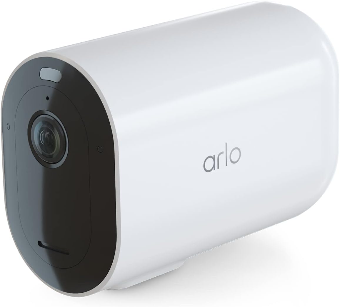 Arlo Pro4 XL 2K IP Überwachungskamera Außen, Qualitätsprodukt, 12-Monate Akkulaufzeit, Kabellos, Licht, Farb-Nachtsicht, Bewegungsmelder, Sirene, Kein Hub Benötigt, mit Arlo Secure Testzeitraum