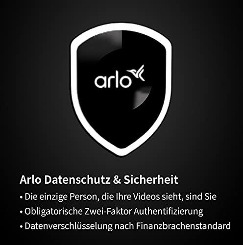 Arlo Pro3 Smart Home Zusatz Überwachungskamera und Außenladekabel Bundle - schwarz