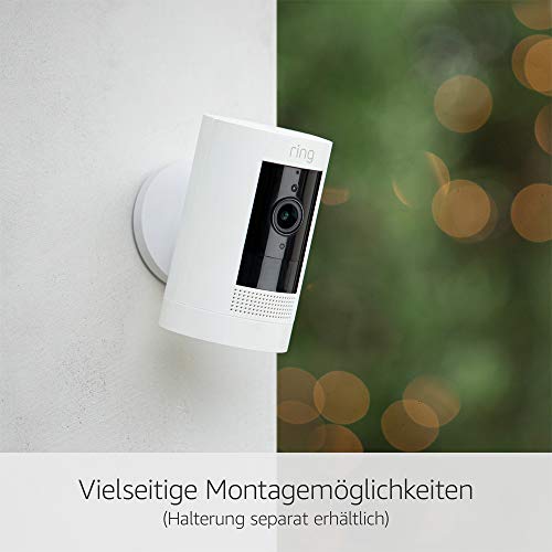 Zertifiziert und generalüberholt|Ring Außenkamera Akku(Stick Up Cam Battery)|Überwachungskamera aussen mit 1080p-HD-Video,WLAN,witterungsbeständig, geeignet für dein Haus & Grundstück|Alexa-kompatible