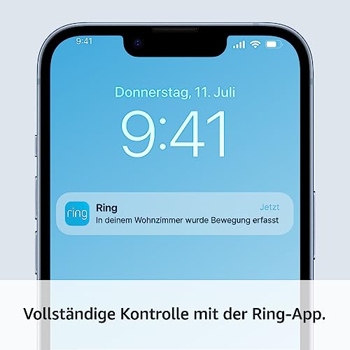 Zertifiziert und generalüberholt Ring Innenkamera (Indoor Camera 2. Gen.) | Überwachungskamera für den Innenbereich | 1080p-HD-Video, Privatsphäre-Sichtschutz, WLAN, ideal für Haustiere