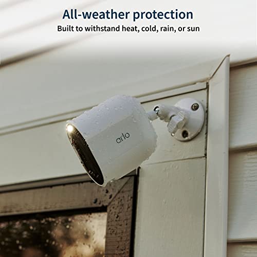 Arlo Pro 5S Spotlight Security Camera 2K HDR | Outdoor | Wire-Free with Spotlight | Dual-Band Wi-Fi Connects to the Strongest Network | 12X Zoom, 2-Way Audio, Color Night Vision, Live Stream White