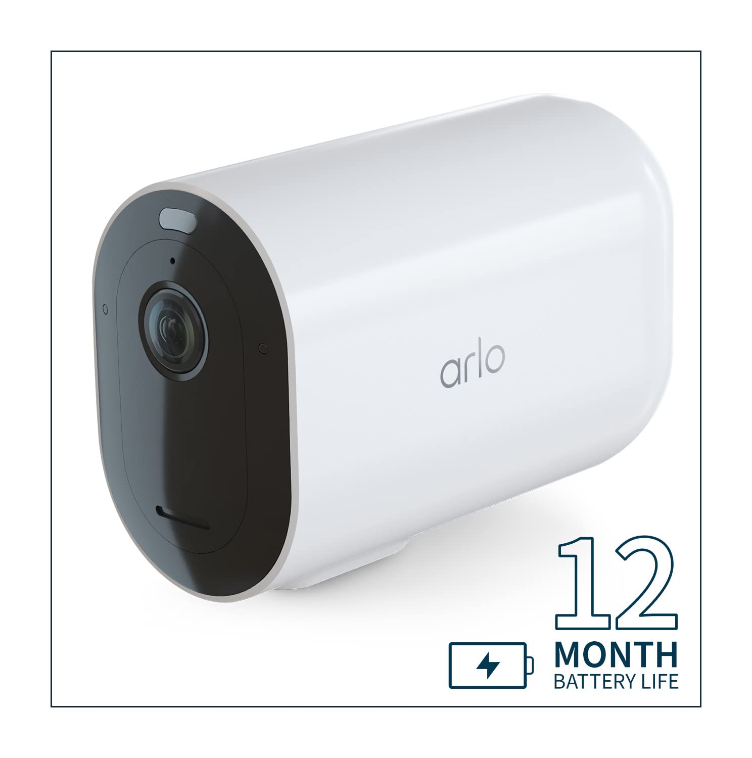 Arlo Pro4 XL 2K IP Überwachungskamera Außen, Qualitätsprodukt, 12-Monate Akkulaufzeit, Kabellos, Licht, Farb-Nachtsicht, Bewegungsmelder, Sirene, Kein Hub Benötigt, mit Arlo Secure Testzeitraum