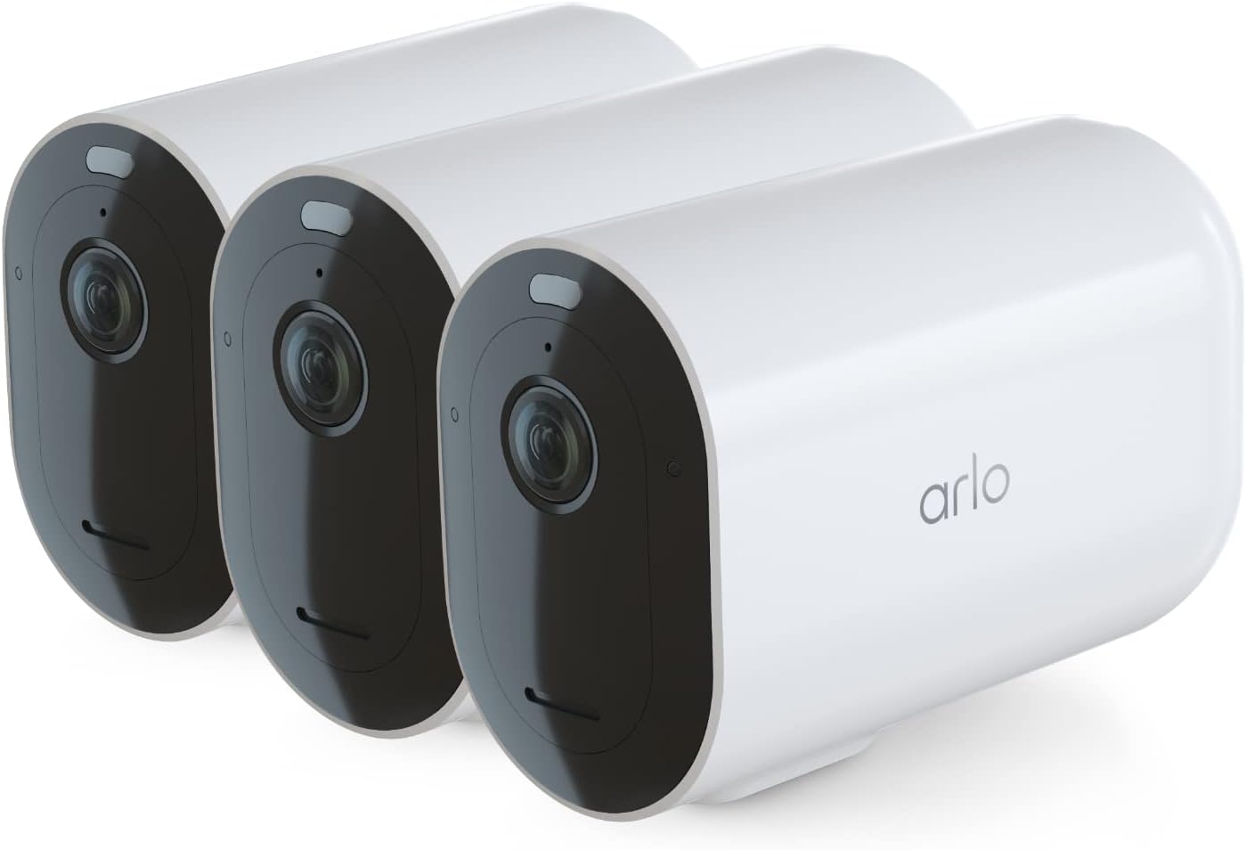 Arlo Pro4 XL 2K IP Überwachungskamera Außen, Qualitätsprodukt, 12-Monate Akkulaufzeit, Kabellos, Licht, Farb-Nachtsicht, Bewegungsmelder, Sirene, Kein Hub Benötigt, mit Arlo Secure Testzeitraum