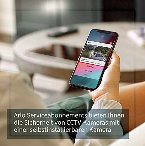 Arlo Pro3 Smart Home Zusatz Überwachungskamera und Außenladekabel Bundle - schwarz