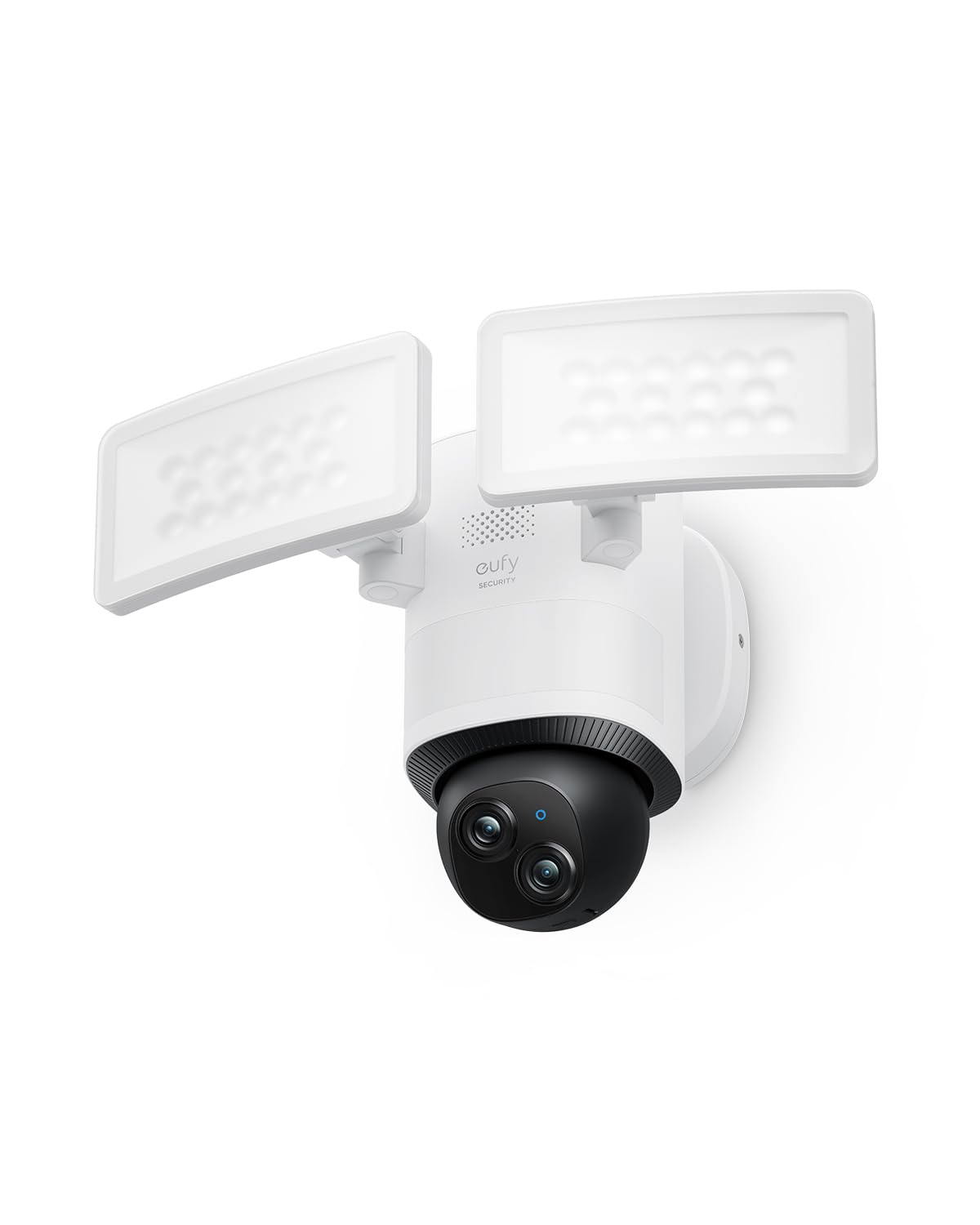 eufy Security Floodlight Camera E340, 360° Schwenk- & Neigefunkt., 24/7 Aufnahme, Dual-Band Wi-Fi, 2.000 Lumen, Bewegungsaktiviert, Dual-Kamera, HomeBase 3-kompatibel, Lokaler Speicher, Keine Gebühren