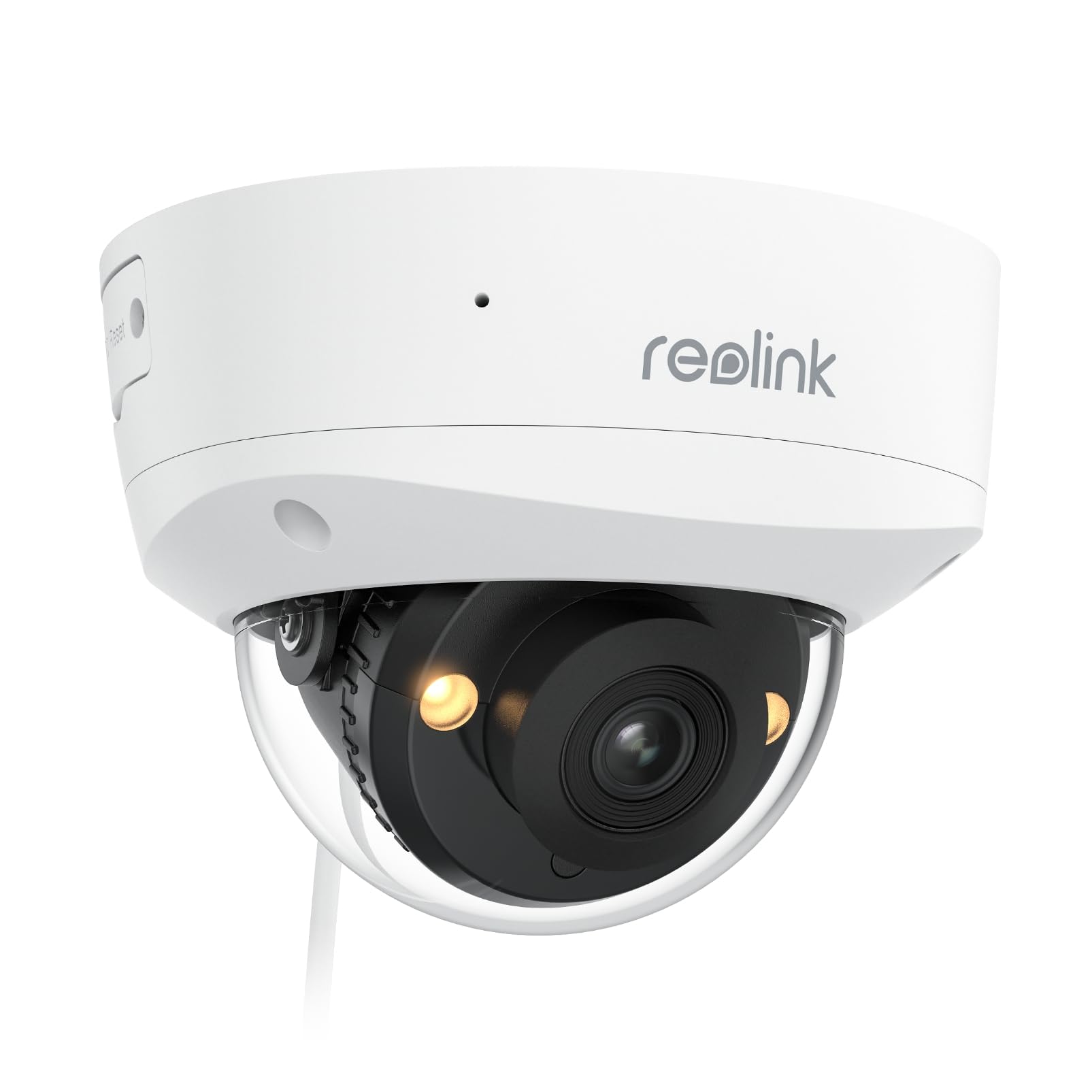 Reolink 4K UHD PoE Überwachungskamera, mit Ik10 Vandalismusschutz, Farbnachtsicht, intelligenter Personen-/Fahrzeug-/Tiererkennung, Zwei-Wege-Audio, Einer schwenkbaren Innenhalterung, RLC-840A