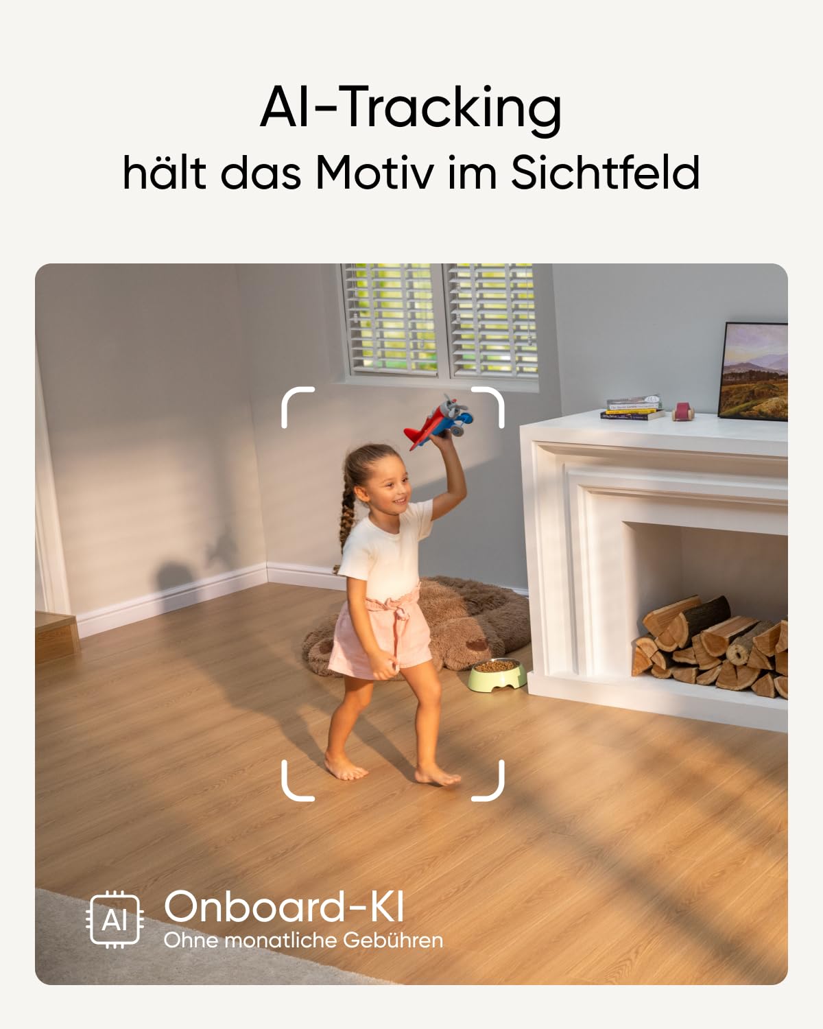 eufy Security Indoor Cam S350, Dual Kameras, 4K, Überwachungskamera innen mit 8× Zoom und 360° PTZ, K.I, Dual-Band Wi-Fi 6, Sicherheitskamera innen, Videoüberwachung