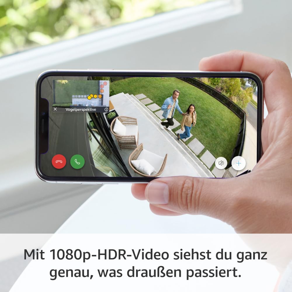 Ring Außenkamera Pro Akku (Stick Up Cam Pro) | Überwachungskamera aussen mit 1080p-HDR-Video, WLAN, 3D-Bewegungserfassung | Alexa-kompatible Sicherheitskamera