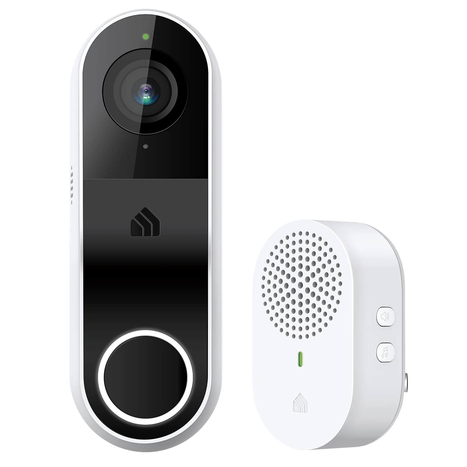 Kasa Smart Video Doorbell Camera Hardwired w/ Chime, 2K Resolution, Always-on Power, Night Vision, 2-Way Audio, Real-Time Notification, Cloud & SD Card Storage, Works w/ Alexa & Google Home (KD110)