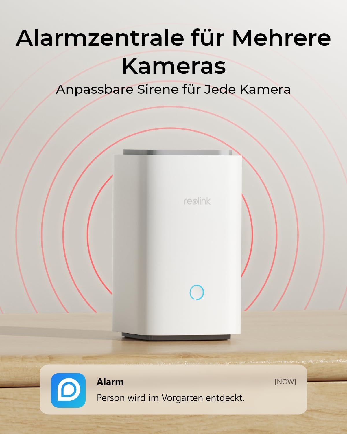 Reolink Home Hub für Überwachungskamera, 4K-Live-Ansicht & -Wiedergabe, Erweiterbarer Lokaler Speicher, Erweiterte Verschlüsselung, 2.4/5GHz Wi-Fi 6, Keine monatliche Gebühr, mit 64GB microSD-Karte