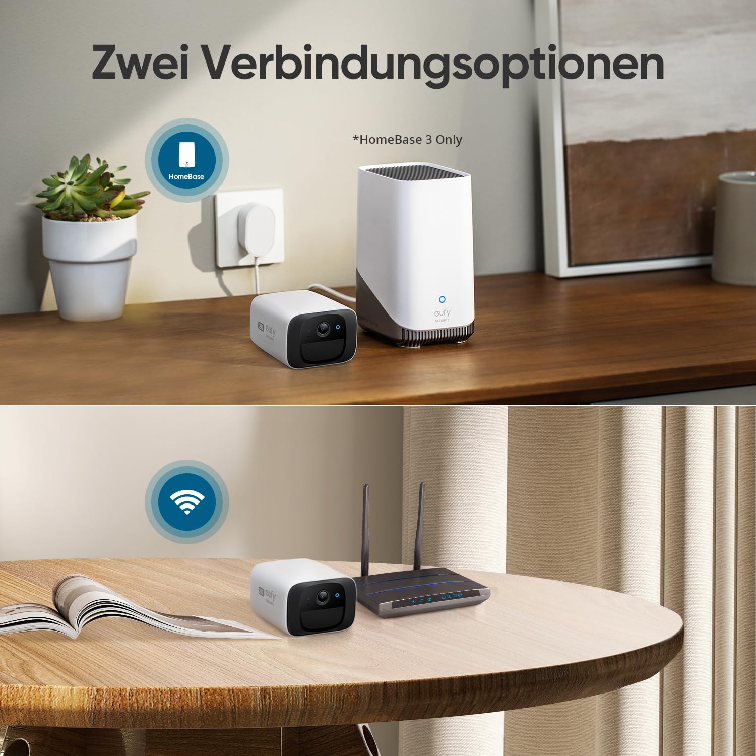 eufy Security SoloCam C210, Überwachungskamera aussen, 2K Auflösung, ohne monatliche Kosten, kabellos, 2,4 GHz WLAN, Kompatibel mit HomeBase 3, Gebührenfreie Nutzung