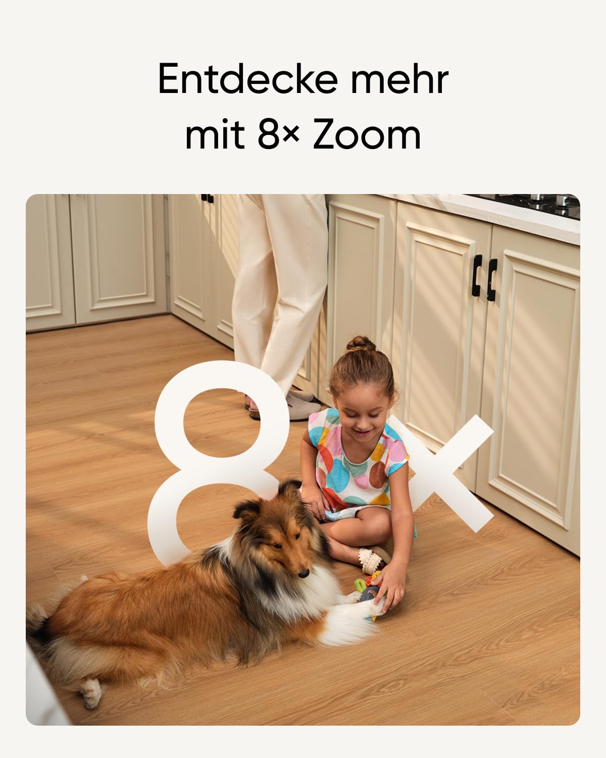 eufy Security Indoor Cam S350, Dual Kameras, 4K, Überwachungskamera innen mit 8× Zoom und 360° PTZ, K.I, Dual-Band Wi-Fi 6, Sicherheitskamera innen, Videoüberwachung