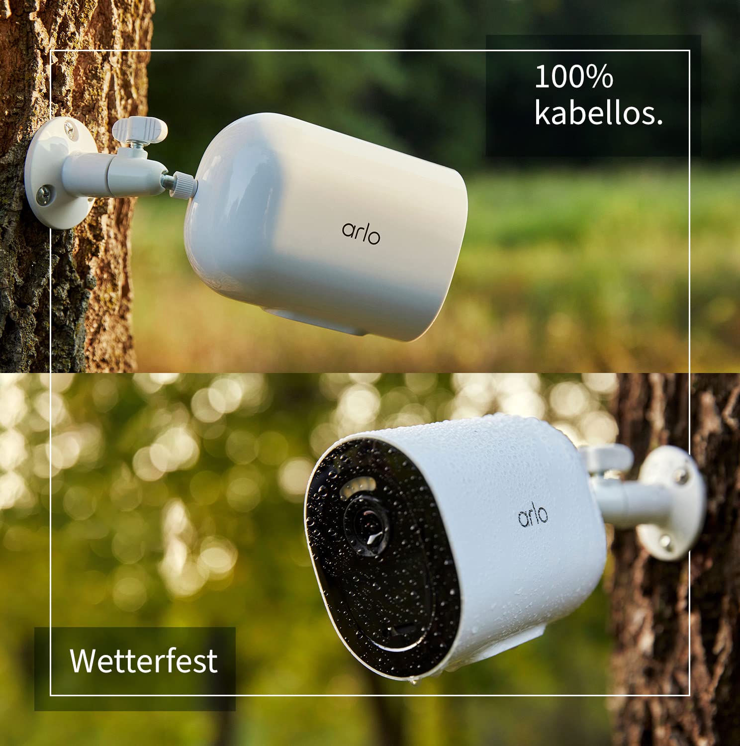 Arlo Go 2 Überwachungskamera Aussen, Kabellos, Sim Karte 3G/4G LTE ohne WLAN, Spotlight, Alarm Sirene, Nachtsicht, 2-Wege-Audio, Bewegungsmelder, Akku, Lokale Speicherung mit SD Karte oder Cloud