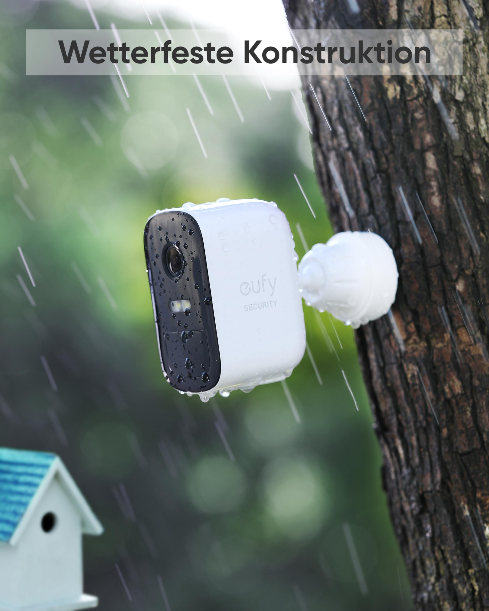 eufy Security eufyCam 2C Pro, Überwachungskamera außen Set 2+1, 2K Auflösung, 180 Tage Akku, Kompatibel mit Alexa und HomeKit, IP67, Gebührenfreie Nutzung