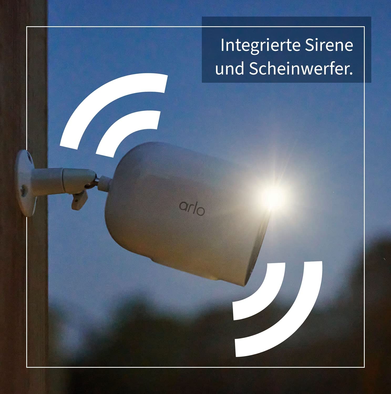 Arlo Go 2 Überwachungskamera Aussen, Kabellos, Sim Karte 3G/4G LTE ohne WLAN, Spotlight, Alarm Sirene, Nachtsicht, 2-Wege-Audio, Bewegungsmelder, Akku, Lokale Speicherung mit SD Karte oder Cloud