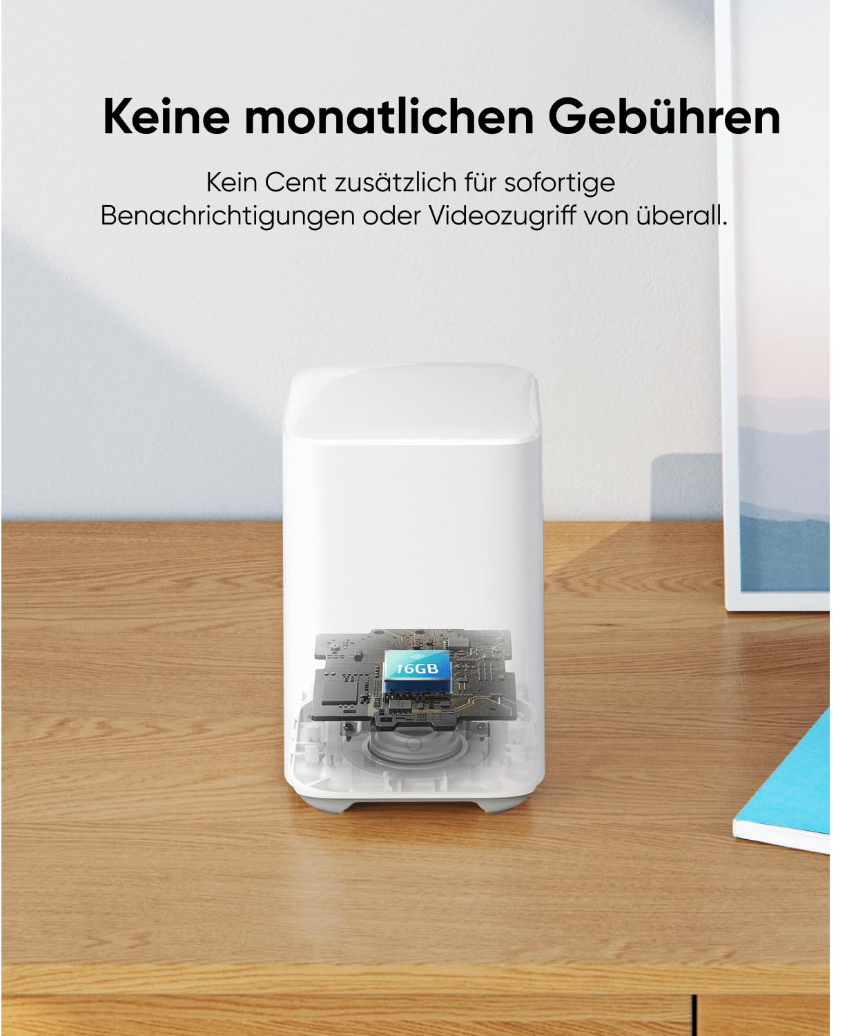 eufy Security eufyCam 2C 2-Kamera-Set, Solarpanel, Überwachungskamera Aussen Solar, HomeKit-kompatibel, 1080p HD, IP67-Wetterfest, Nachtsicht, Ohne monatliche Gebühren