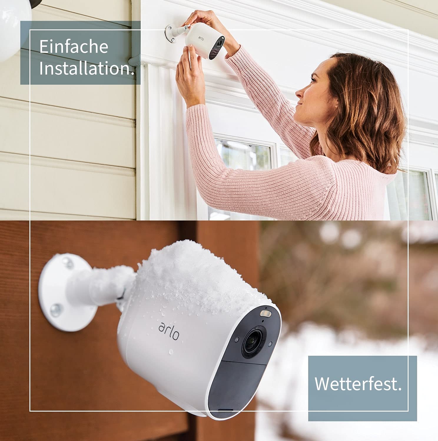 Arlo Essential XL Spotlight WLAN Überwachungskamera außen, 12-Monate Akkulaufzeit, kabellos, 1080p, Farbnachtsicht, Bewegungsmelder, 2-Wege Audio, kein Hub benötigt, mit Arlo Secure Testzeitraum