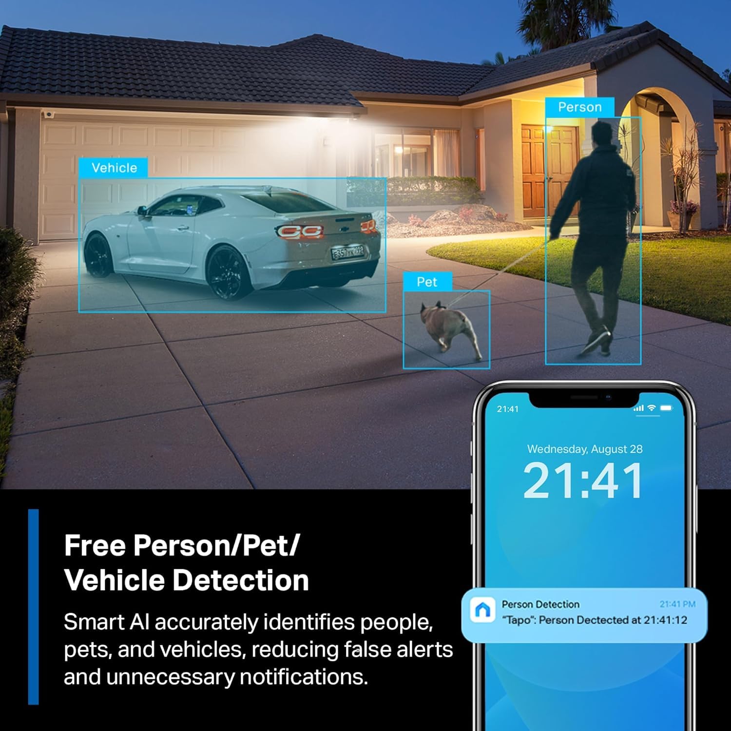 TP-Link 𝗧𝗮𝗽𝗼 MagCam, 2024 PCMag Editors’ Choice & Wirecutter Recommended Outdoor Security Camera, 2K, Battery, Magnetic Mount Wireless Camera, 150° FOV, SD/Cloud Storage, Person/Vehicle Detection