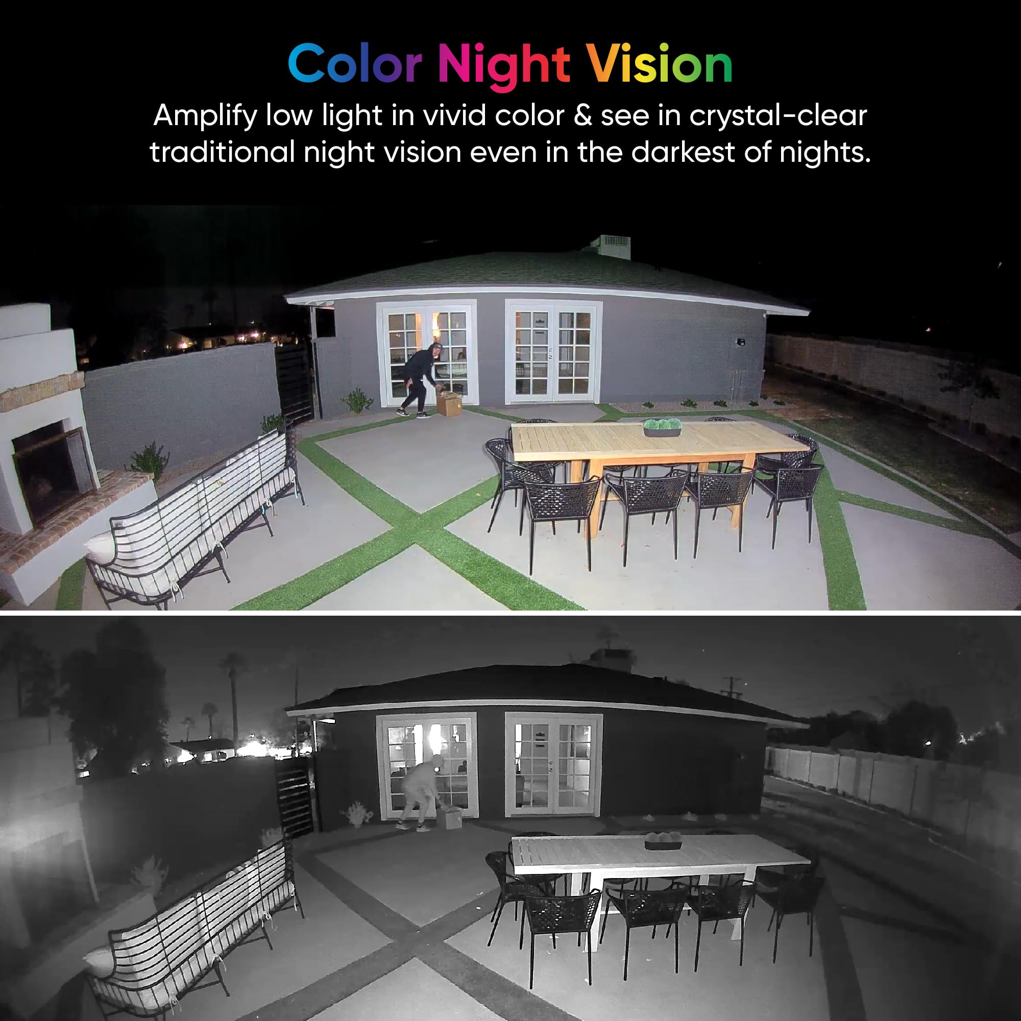 WYZE Floodlight Camera v2, 2800-Lumen LEDs, 2K HD Outdoor Security Camera, 160° Wide View, Motion Activated Light, 105dB Siren, Color Night Vision, Compatible with Alexa & Google Assistant, Wired